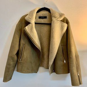 Zara Faux Shearling Jacket
